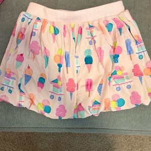 Little Sleepies Play Ice Cream Print Bubble Skort - Sz 8
